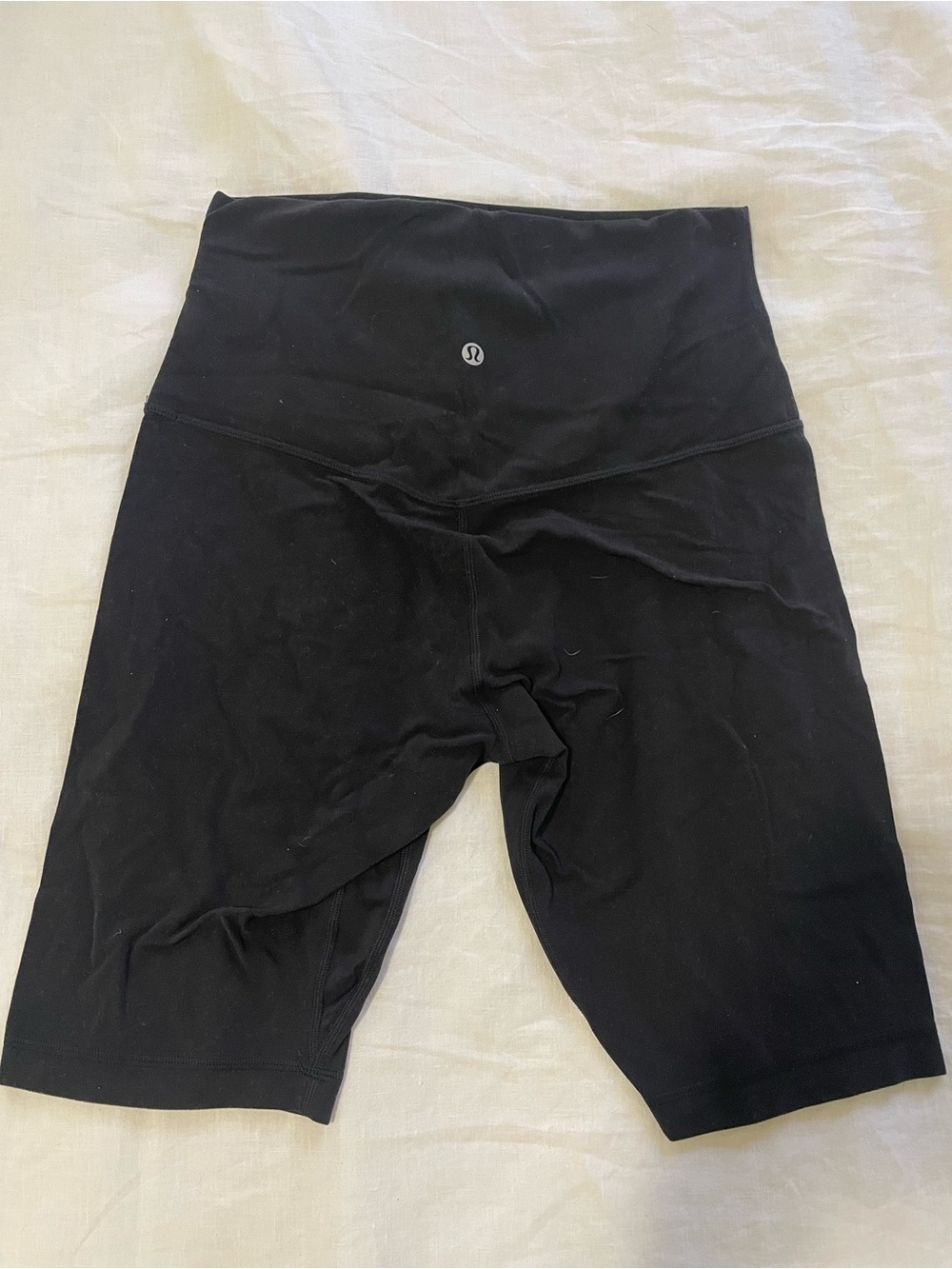 lululemon athletica Classic High-Rise Black Bike Shorts